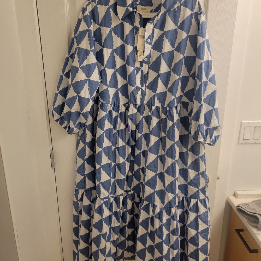 Anthropologie Bettina tiered shirt dress OBO